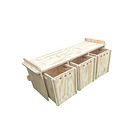 Organizador Montessori de Madera con Ruedas 2