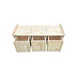 Organizador Montessori de Madera con Ruedas - Miniatura 3