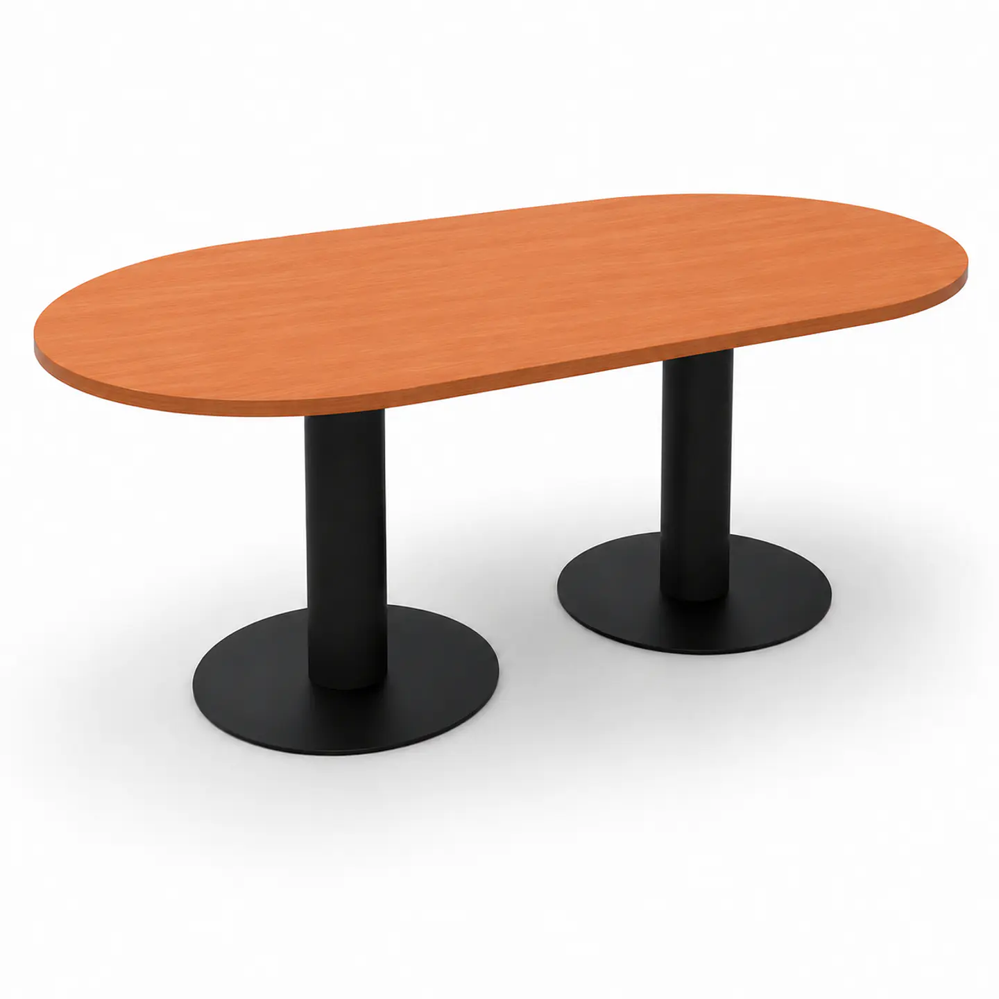 Mesa de reunión ovalada 200x80 cm  1