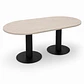 Mesa de reunión ovalada 200x80 cm  - Miniatura 4