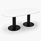 Mesa de reunión ovalada 200x80 cm  - Miniatura 7