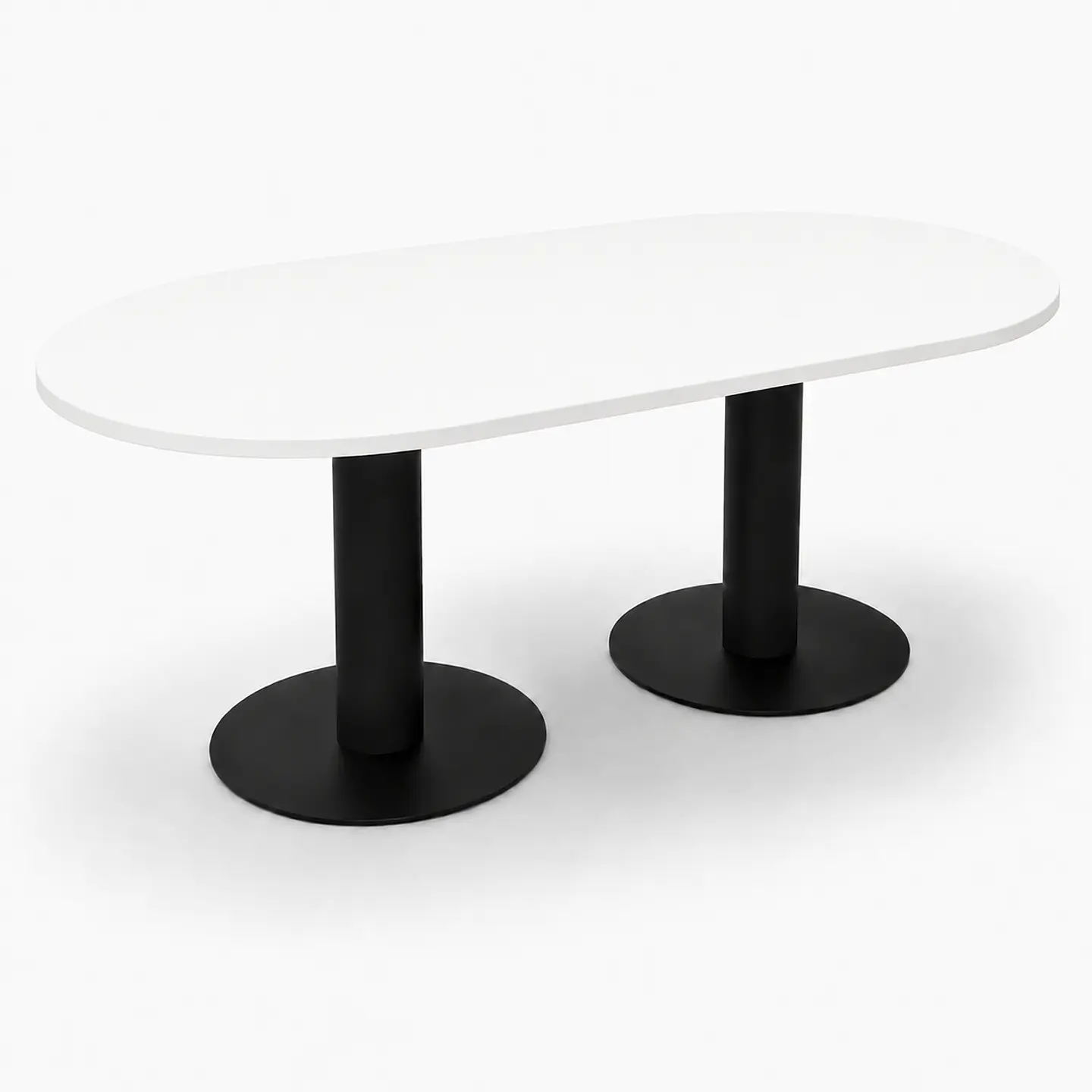 Mesa de reunión ovalada 240x120 cm  7