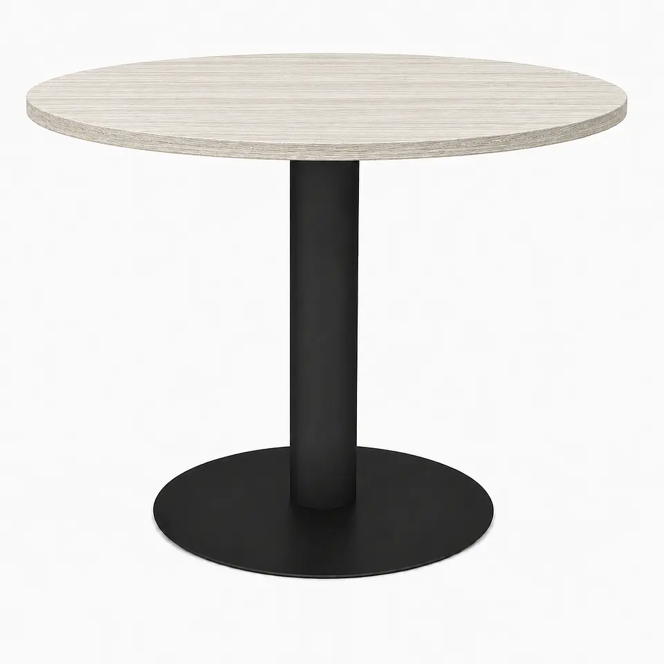 Mesa de reunión circular 90x90 7