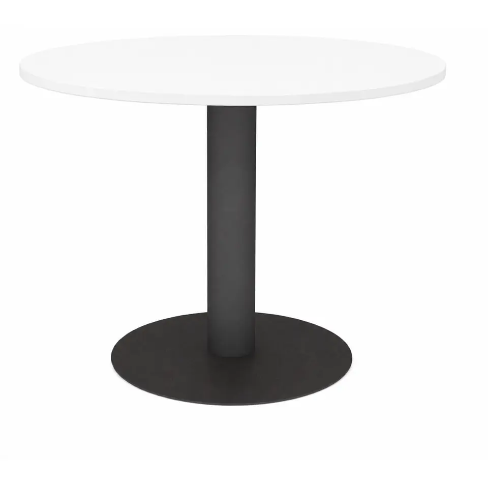 Mesa de reunión circular 100x100 3