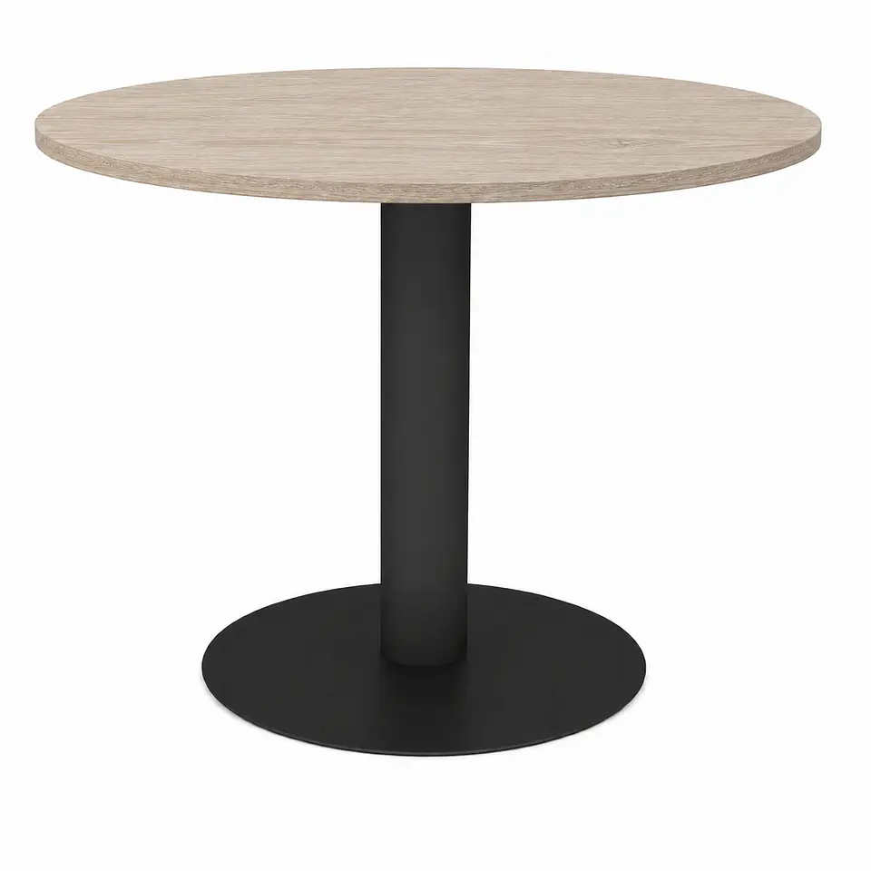 Mesa de reunión circular 120x120 5