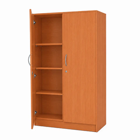 Estante melamina 4 repisas con puertas 