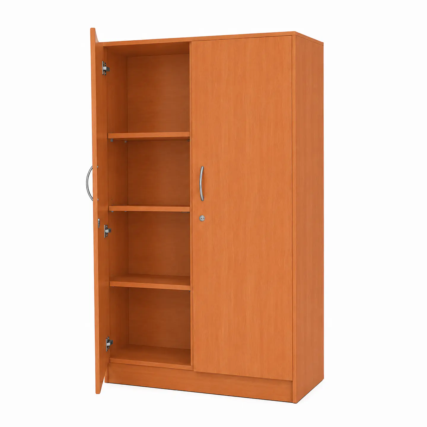 Estante melamina 4 repisas con puertas  1
