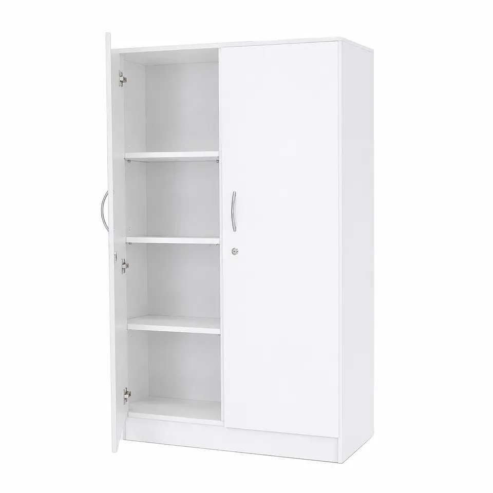 Estante melamina 4 repisas con puertas  3