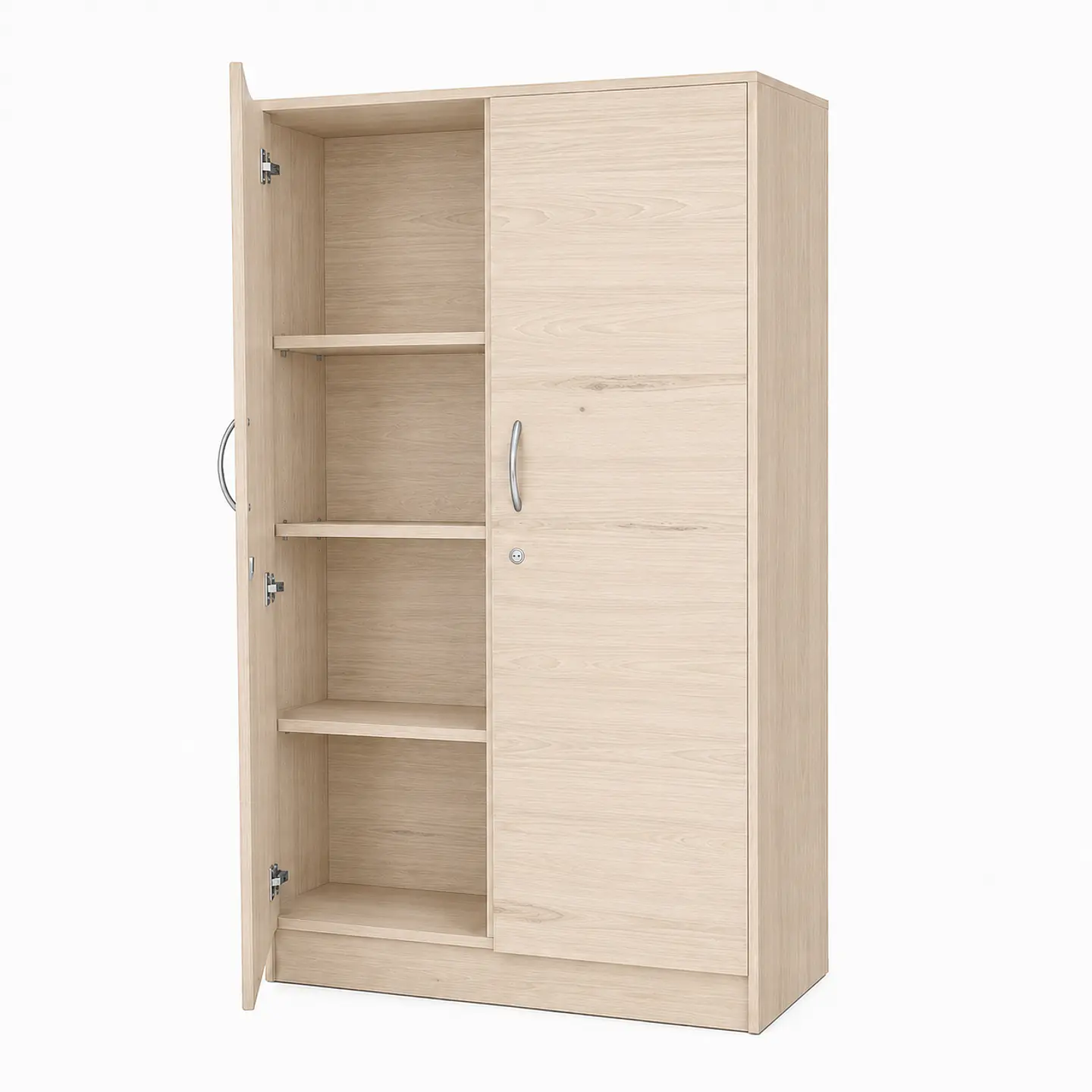Estante melamina 4 repisas con puertas  4