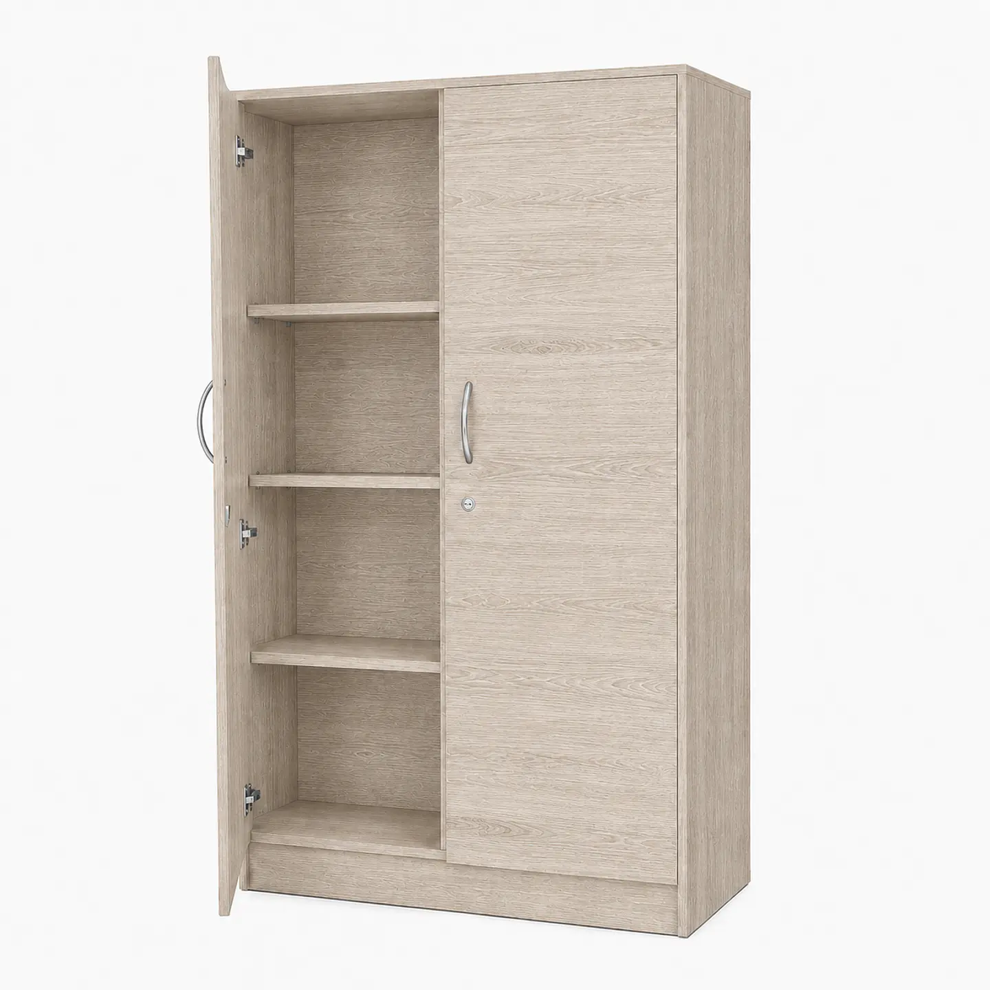 Estante melamina 4 repisas con puertas  5