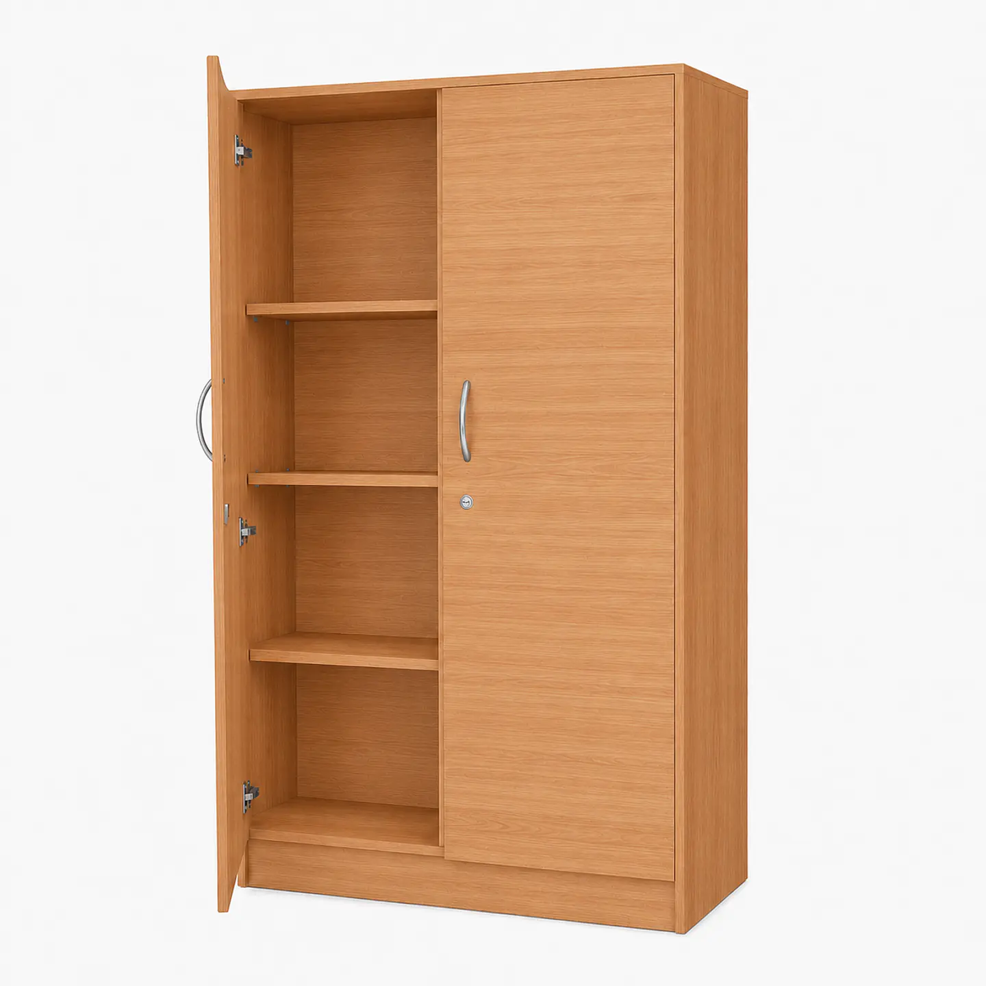 Estante melamina 4 repisas con puertas  6