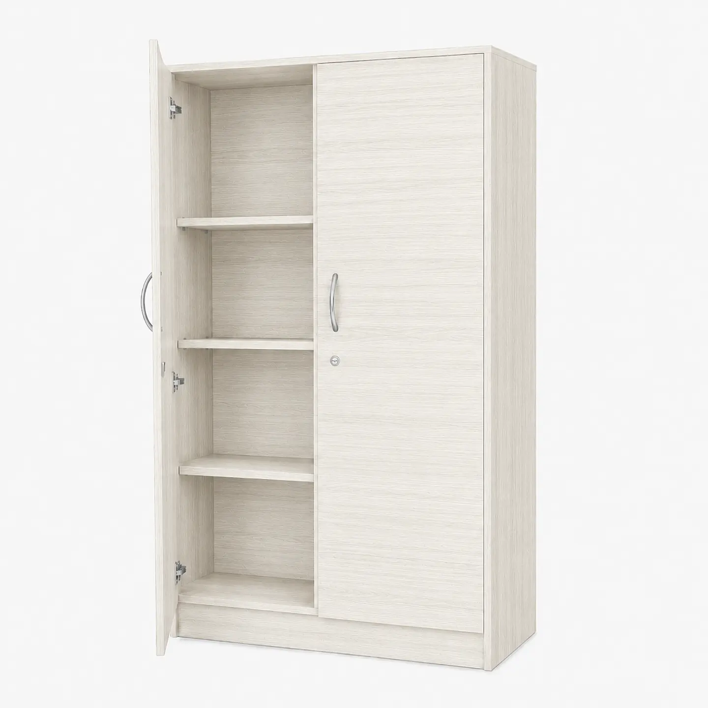 Estante melamina 4 repisas con puertas  7