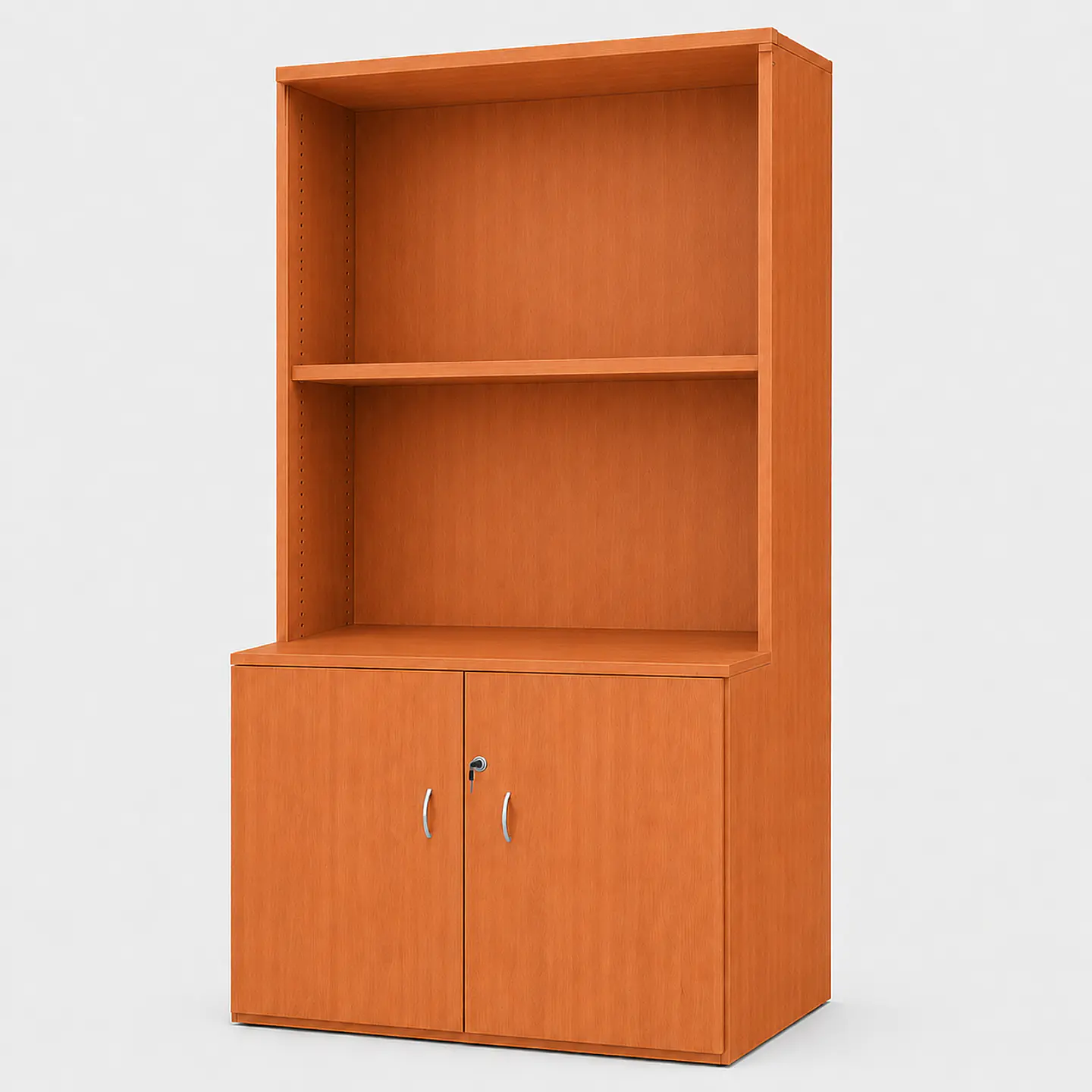 Biblioteca melamina con base dos puertas  1