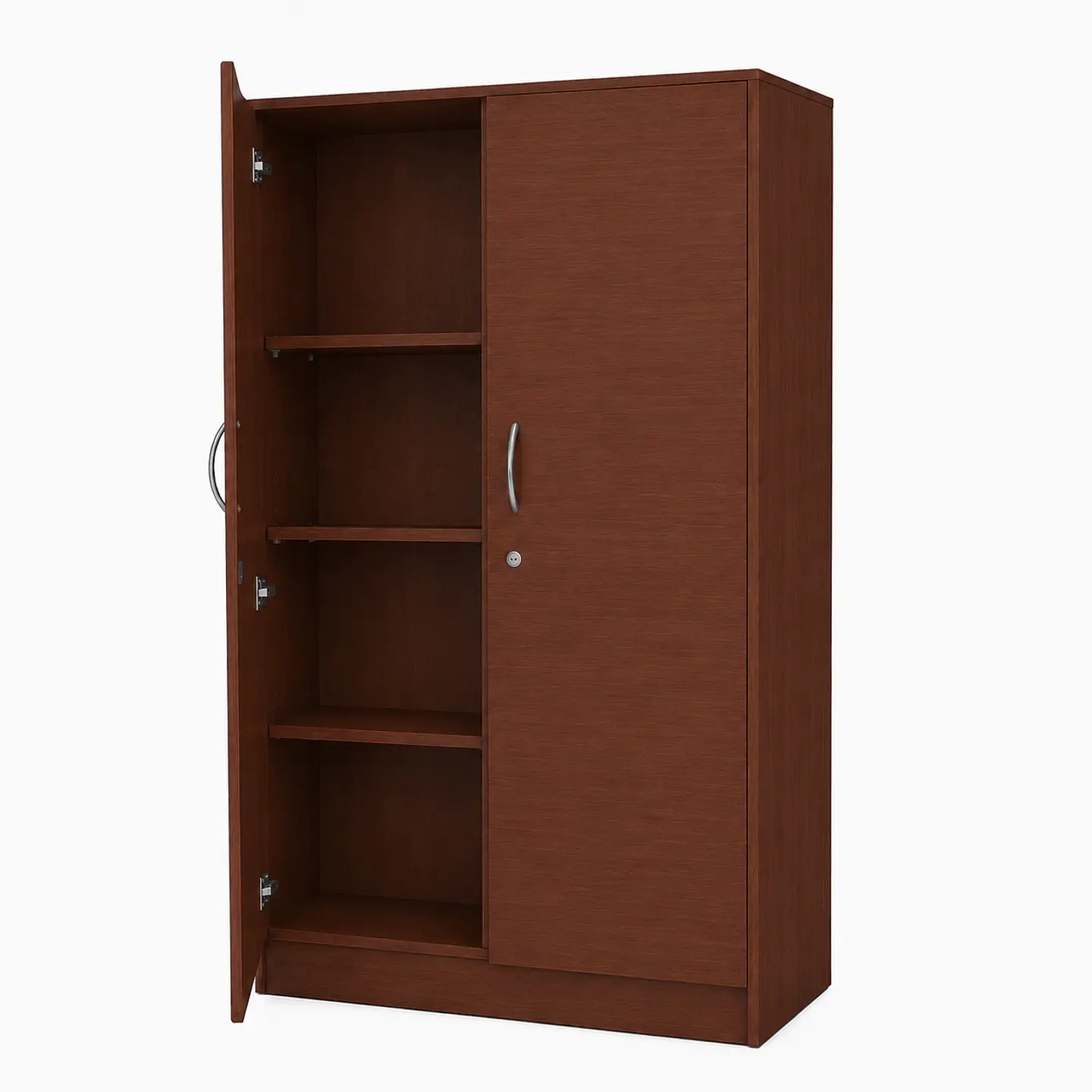 Estante melamina 4 repisas con puertas  2