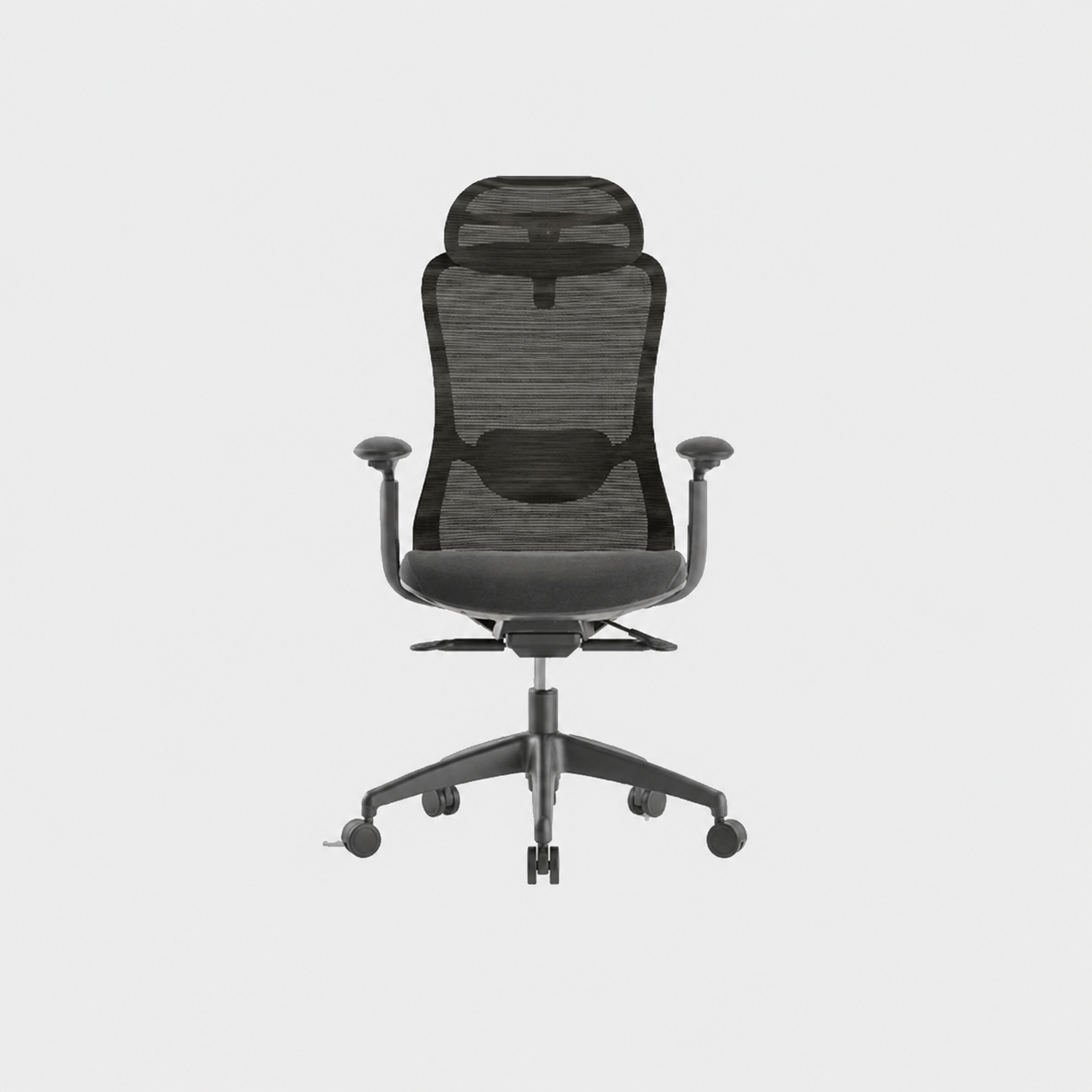 Combo Oficina Escritorio Wengue + Silla New York Negra y Gris Arthome