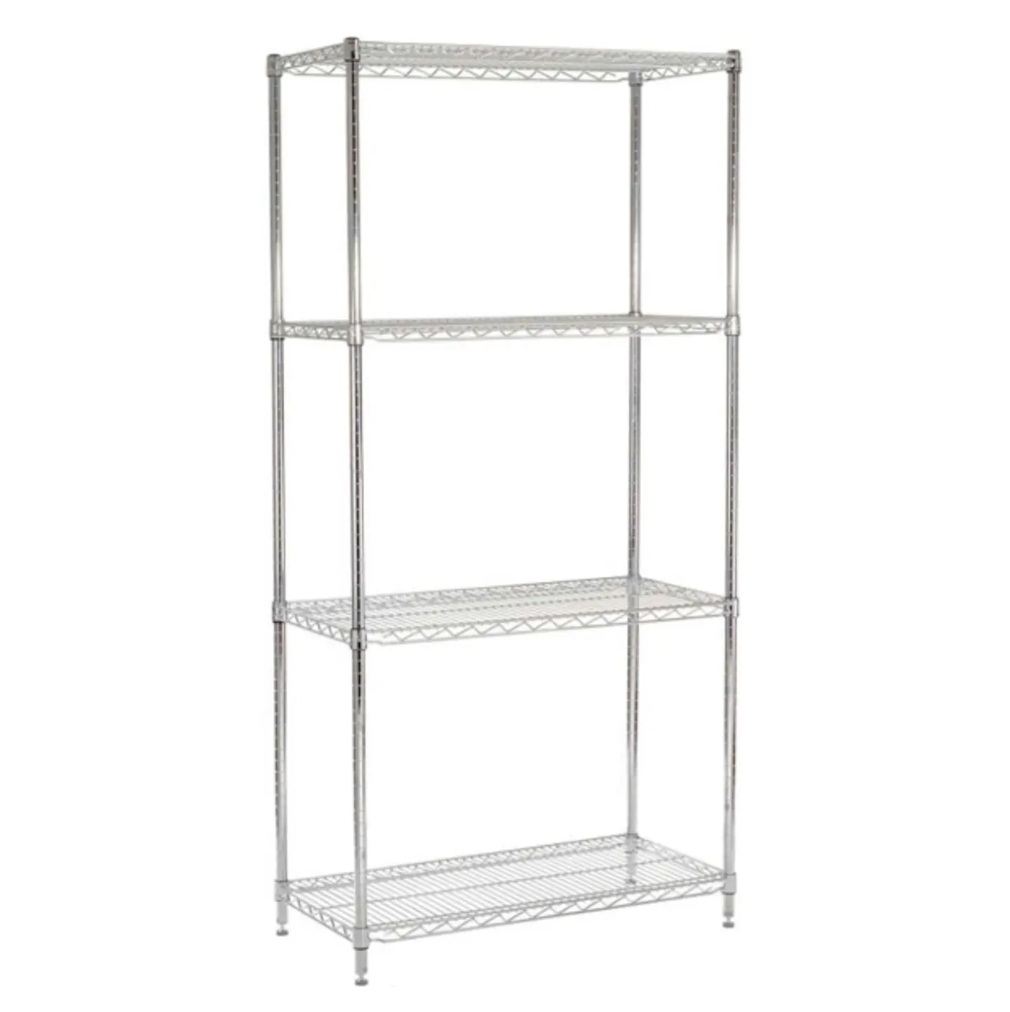 Estante 90x45x180 cm acero cromado prochef. capacidad 480 kg 1