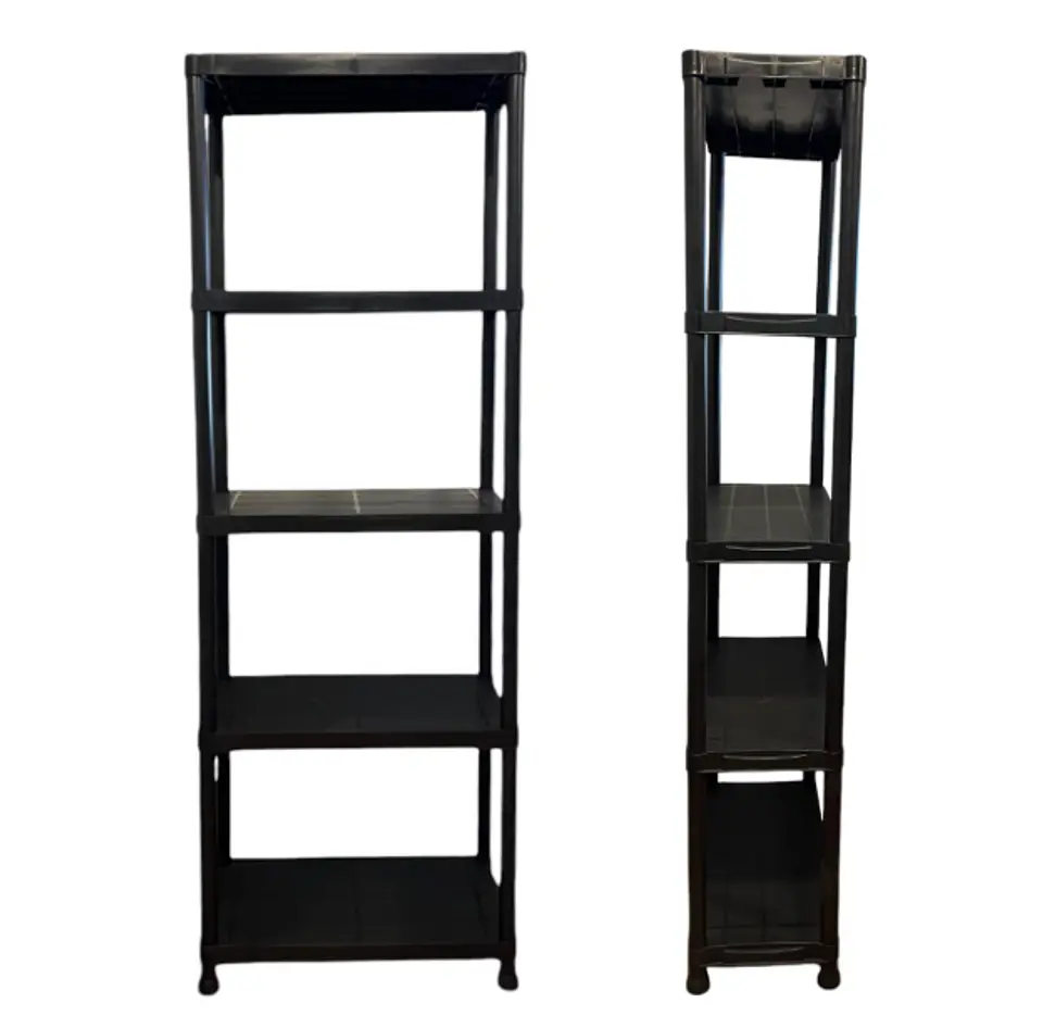 Estante plastico 60x30x174 cm. 5 bandejas removibles 1