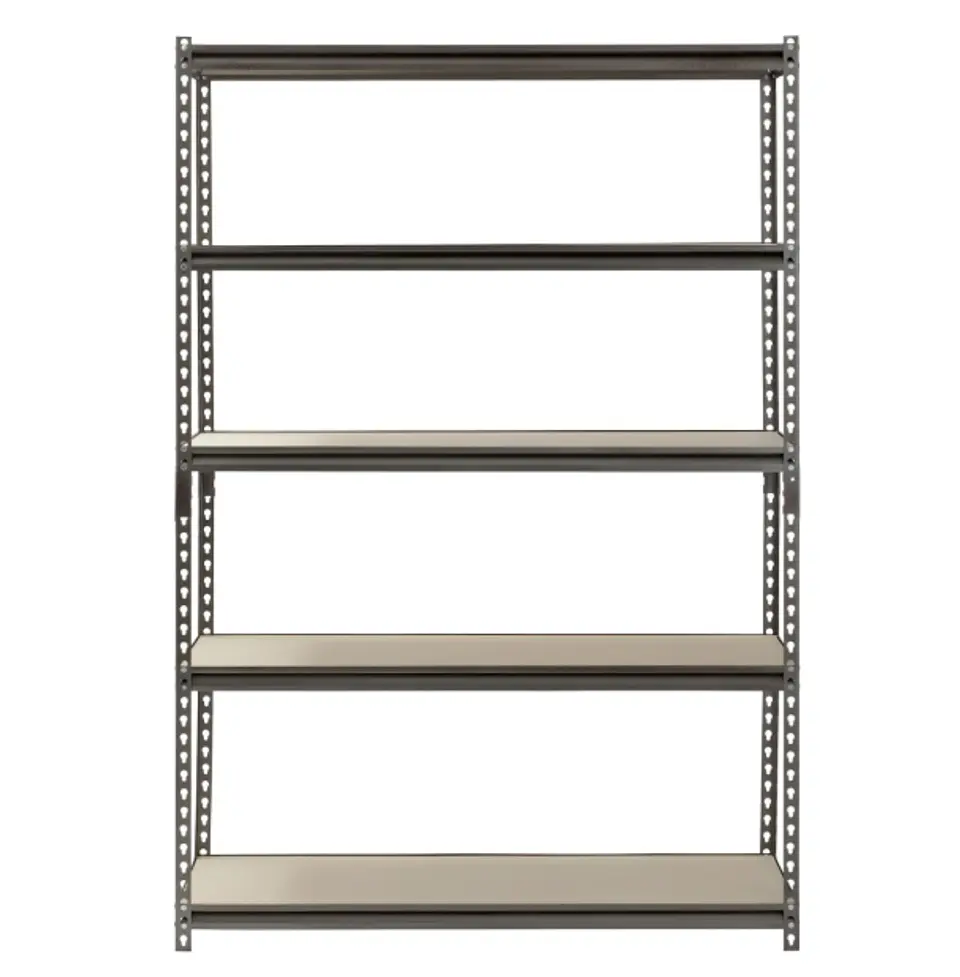 Estante acero ranurado 120x60x180 cm 5 band. 1375 kg 1