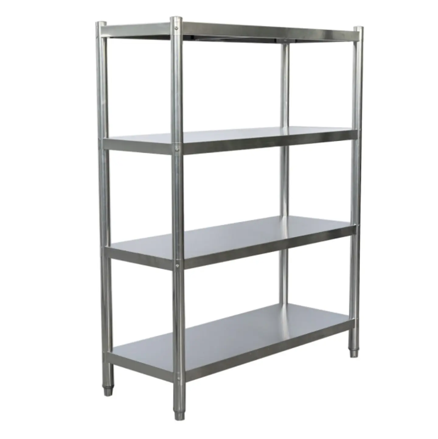  Estante 4 bandejas lisas. 100x50x155 cm. acero inox 1