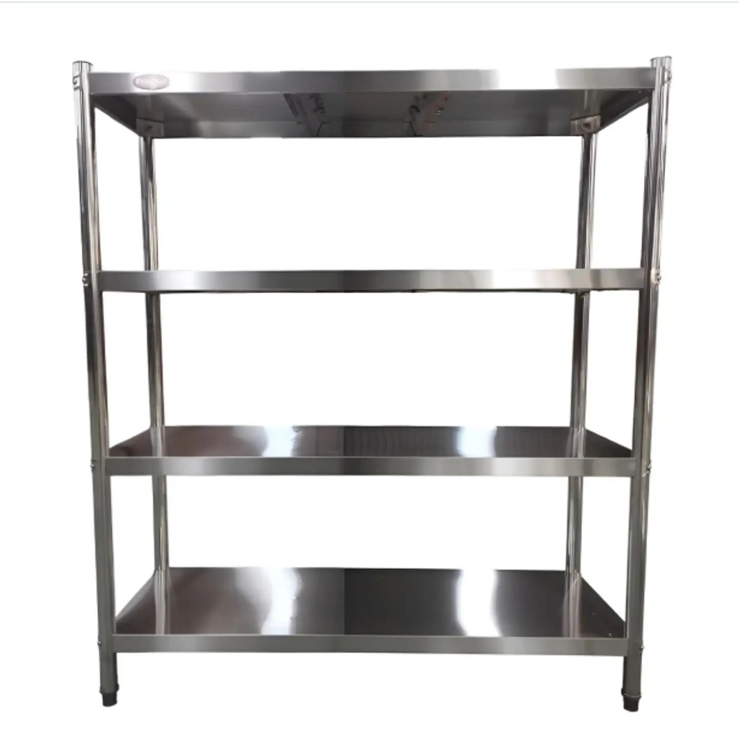 Estante 4 bandejas lisas. 120x50x155 cm. acero inox 1