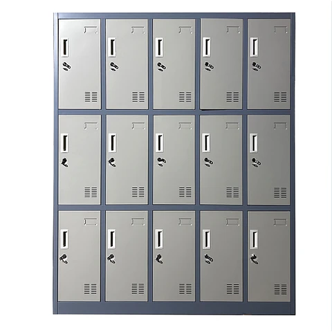 Locker casillero metálico 5 cuerpos 20 puertas