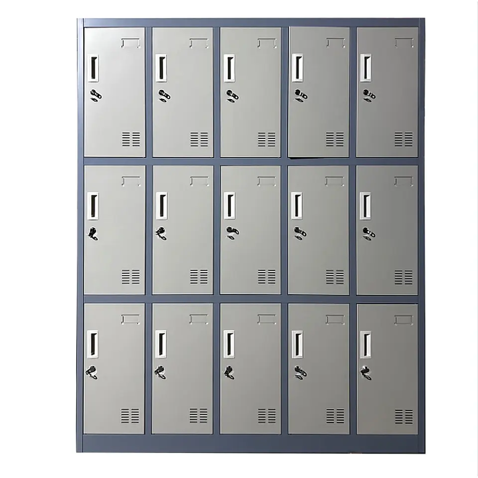 Locker casillero metálico 5 cuerpos 20 puertas 1
