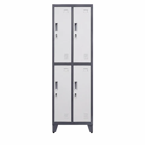 Locker metálico de 2 cuerpos 4 puertas CTT 