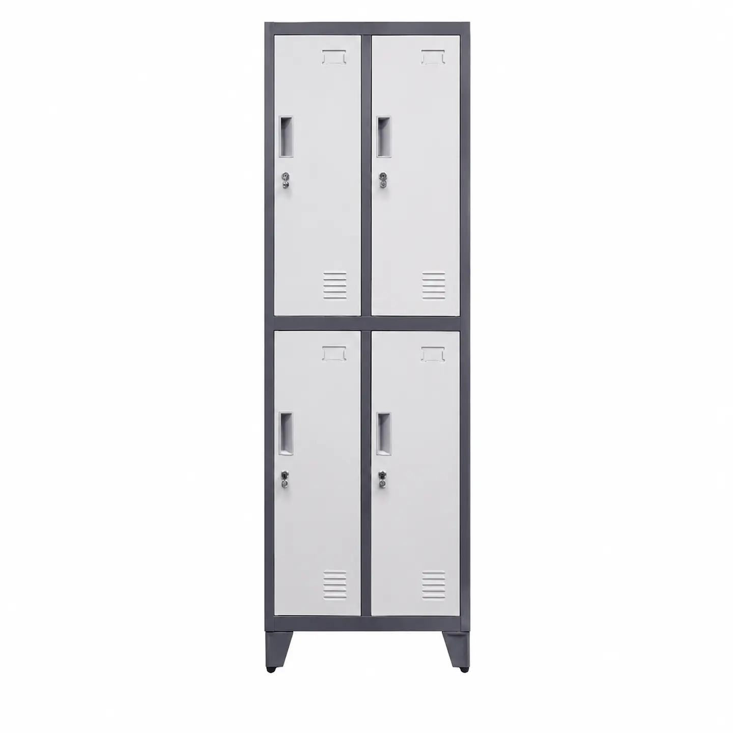 Locker metálico de 2 cuerpos 4 puertas CTT  1