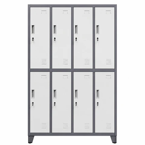 Locker metálico de 4 cuerpos 8 puertas CTT