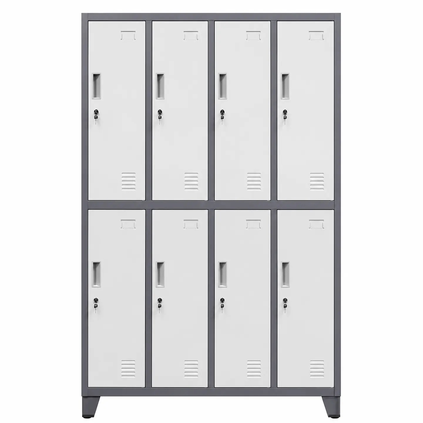 Locker metálico de 4 cuerpos 8 puertas CTT 1