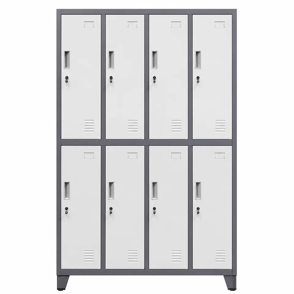 Locker metálico de 4 cuerpos 8 puertas CTT 1