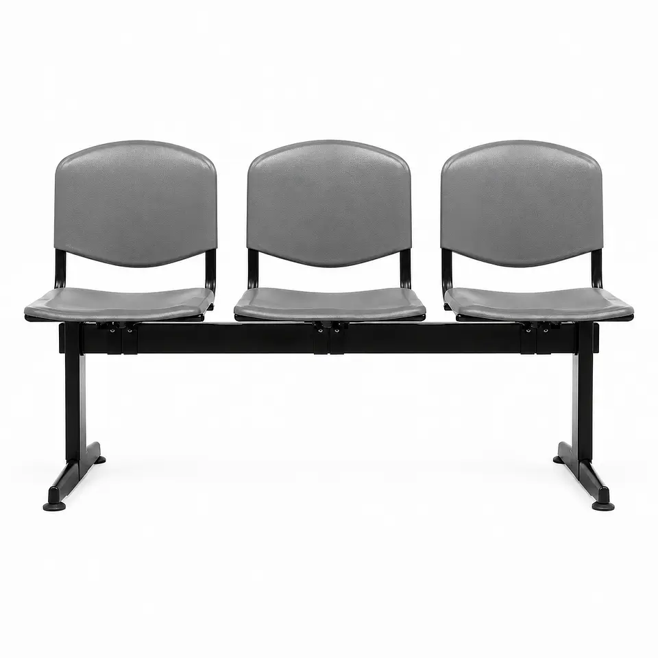 Banqueta de 3 cuerpos polipropileno  5