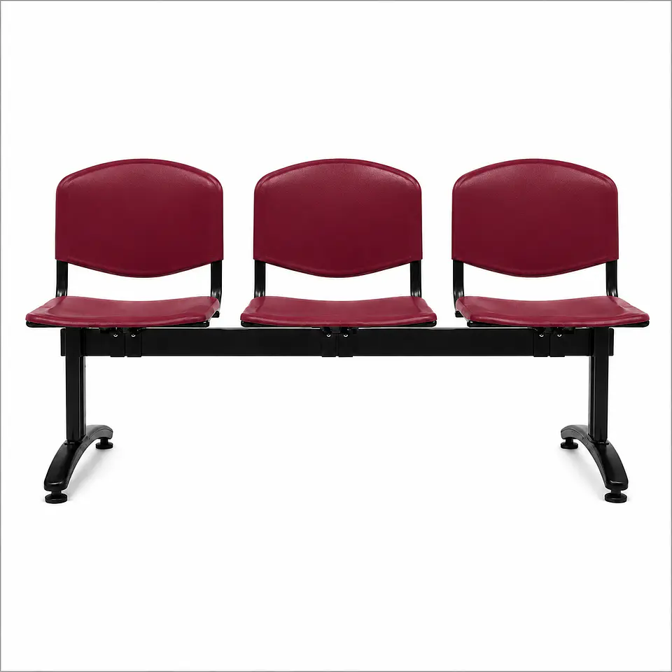 Banqueta de 3 cuerpos polipropileno  17