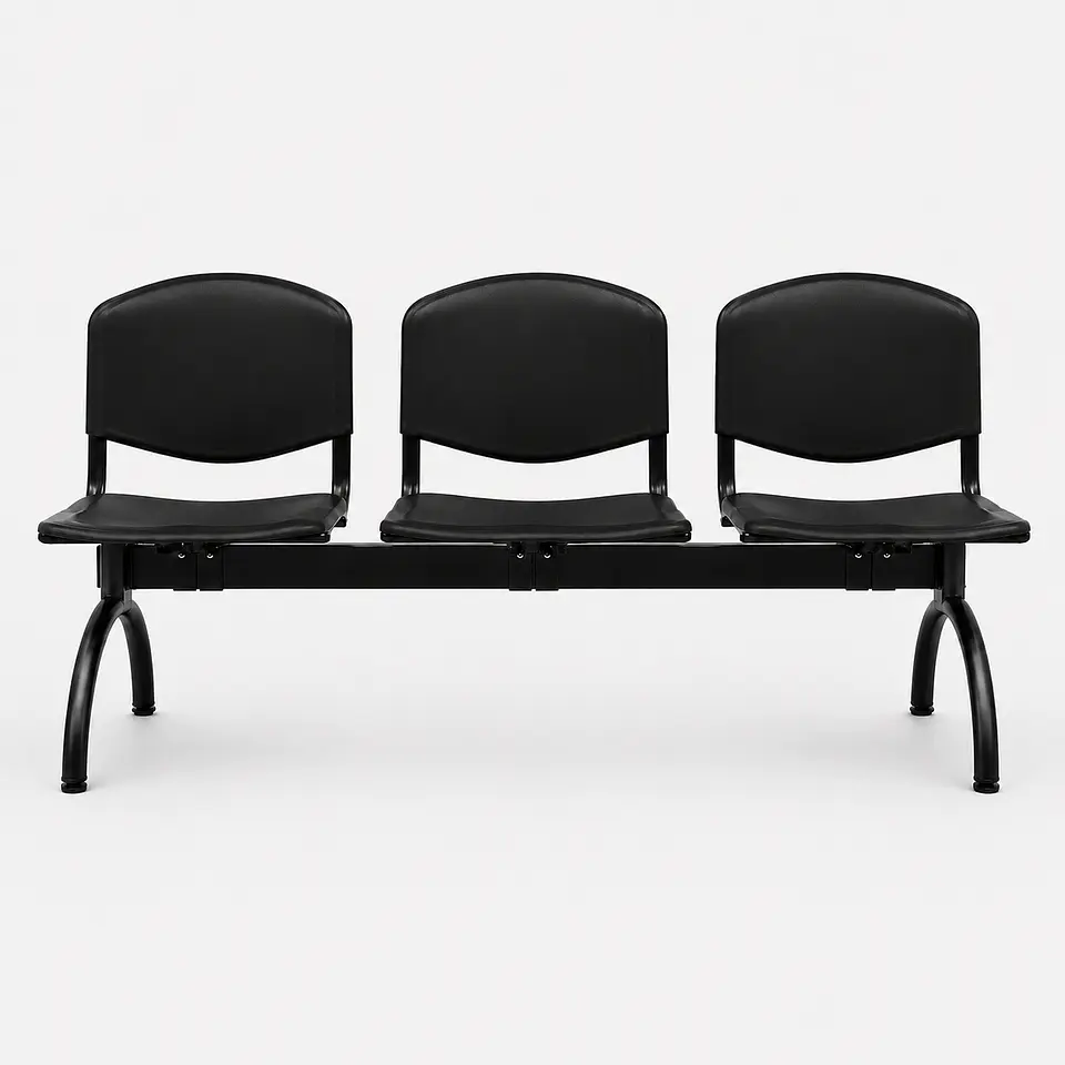 Banqueta de 3 cuerpos polipropileno  23