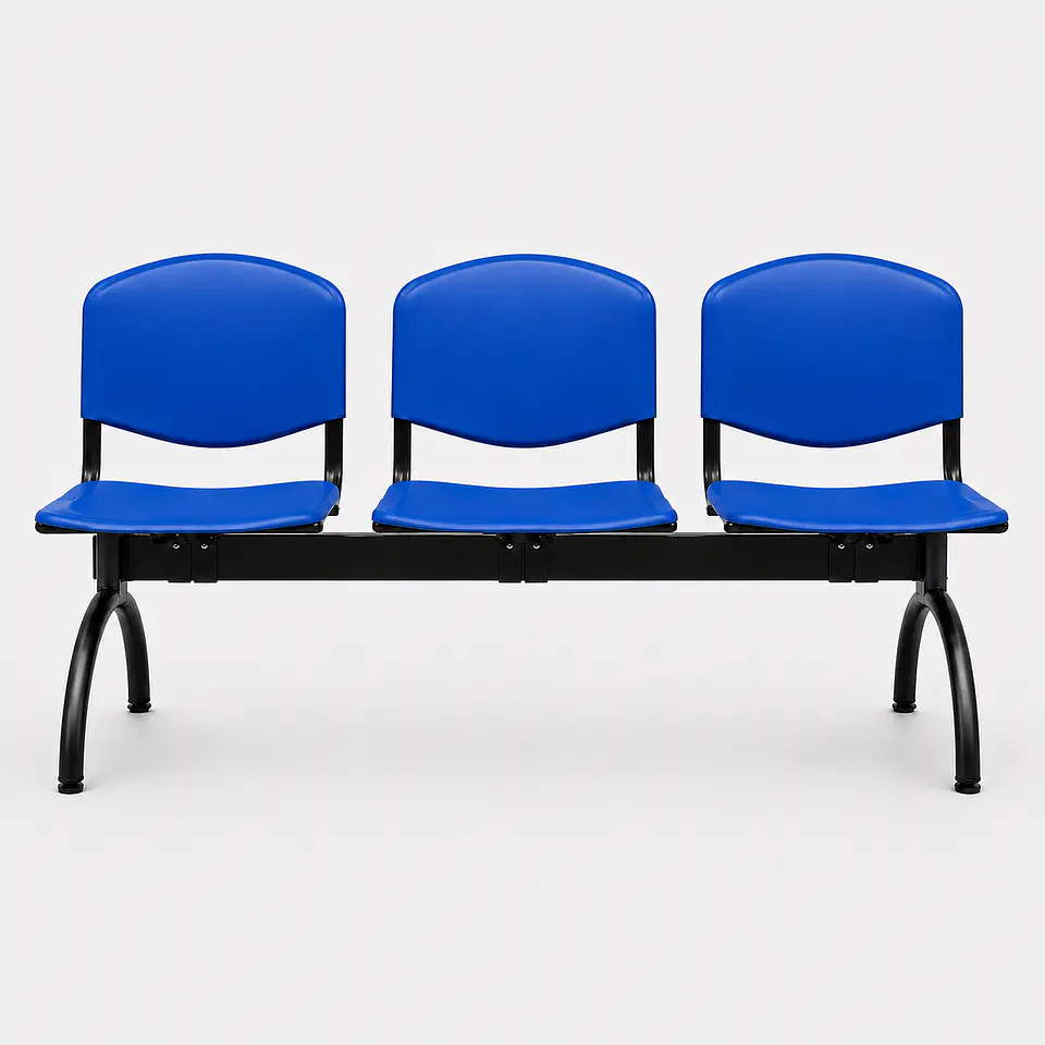 Banqueta de 3 cuerpos polipropileno  24