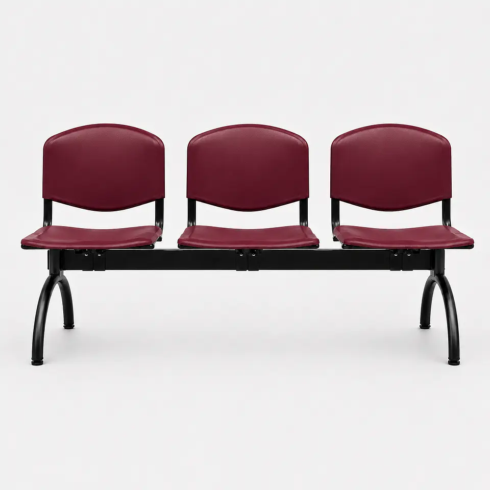 Banqueta de 3 cuerpos polipropileno  28