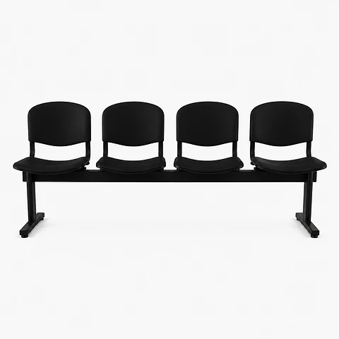 Banqueta de 4 cuerpos polipropileno 
