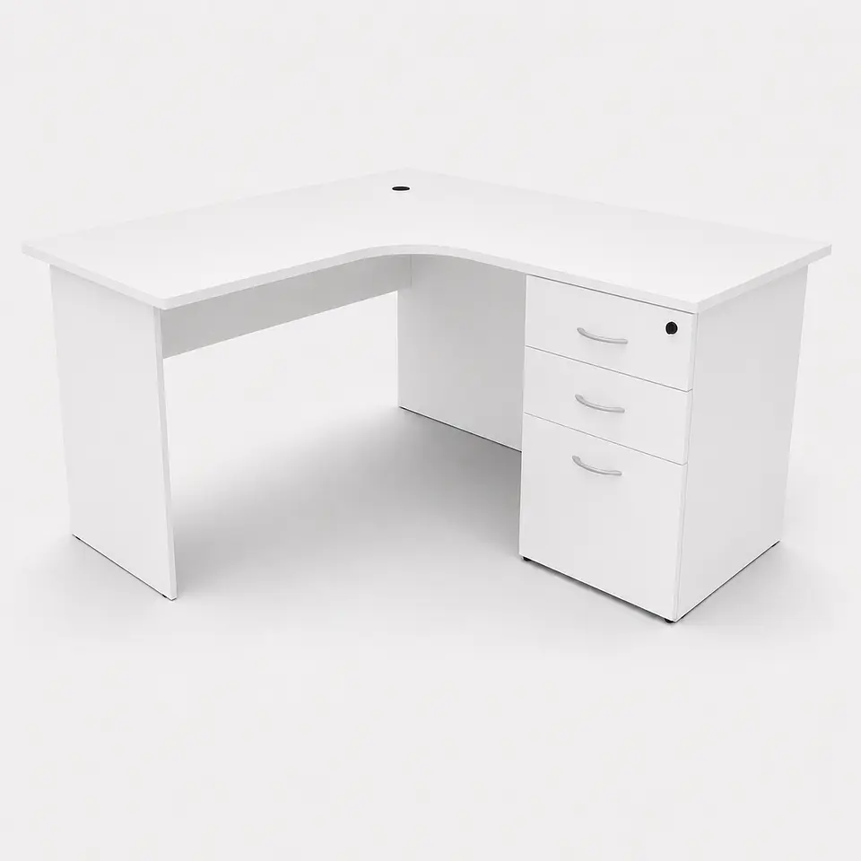 Escritorio en L 120X60X120X50X75 6