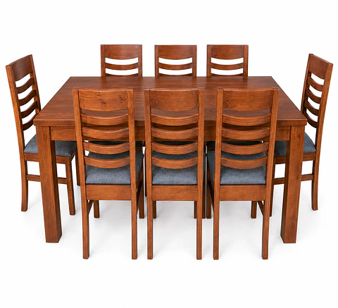 Juego comedor 8 sillas Némesis Koliat Nogal