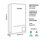 Calefont 16 litros Gas licuado Tiro natural Splendid - Miniatura 4