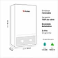 Calefont 8 litros Gas licuado Tiro natural Splendid - Miniatura 3