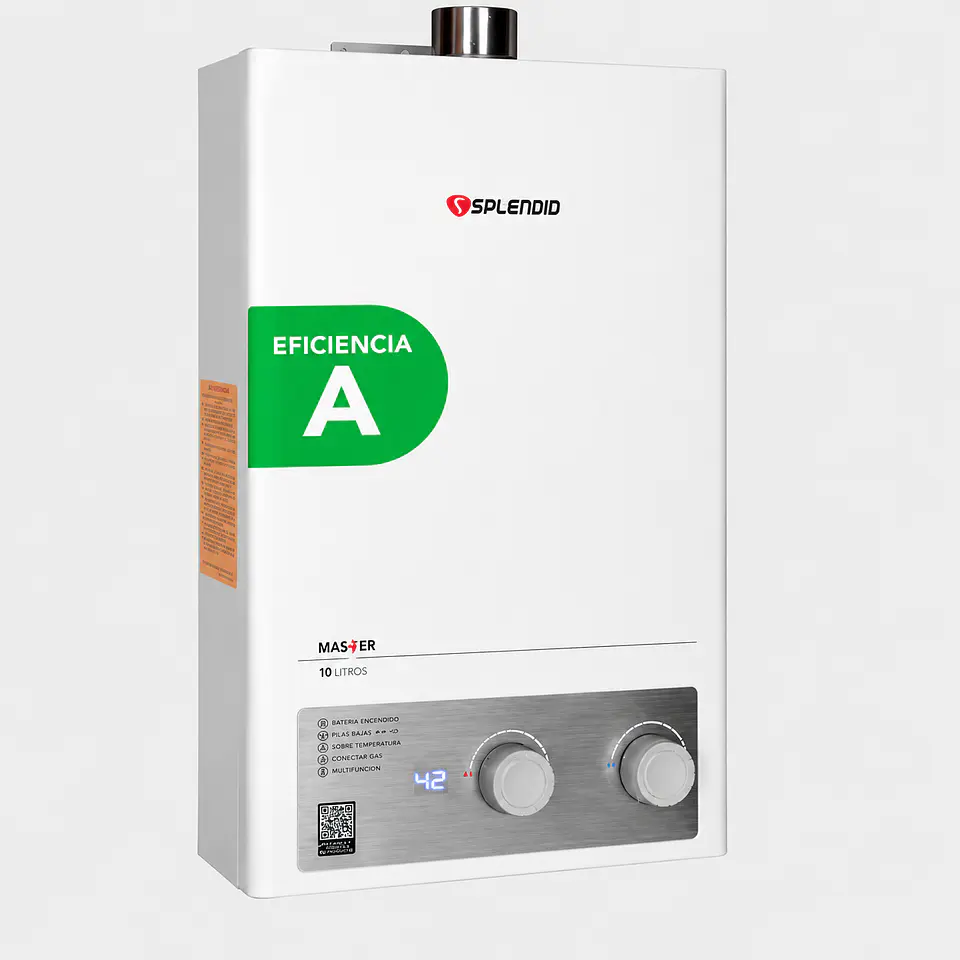 Calefont 10 litros Gas natural Tiro forzado Splendid 2