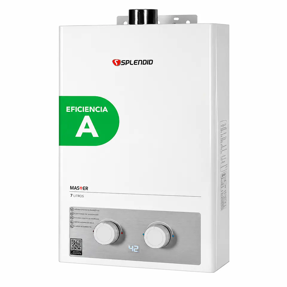 Calefont 7 litros Gas licuado Tiro forzado Splendid 2
