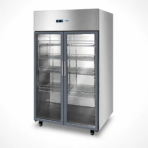 Congelador A.I. 2 puertas de vidrio 1000 lt