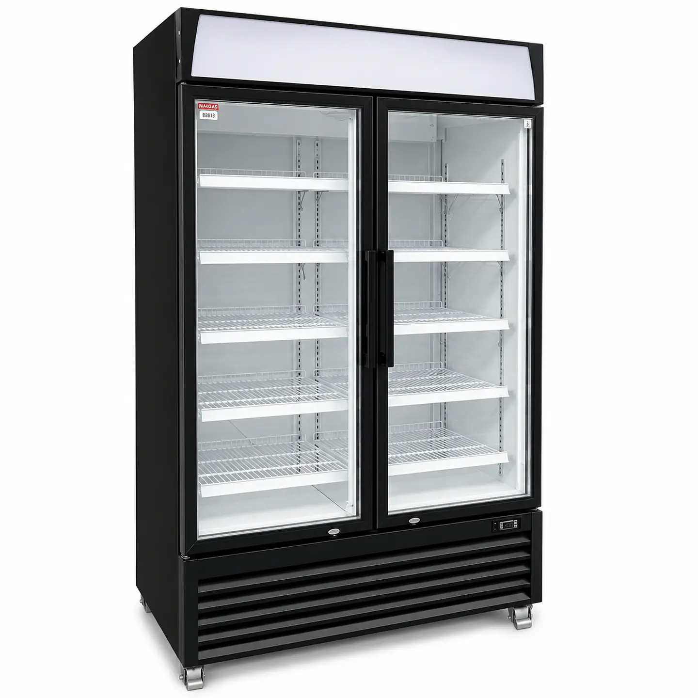 Freezer Vertical 2 Puertas de Vidrio 800 Litros 1