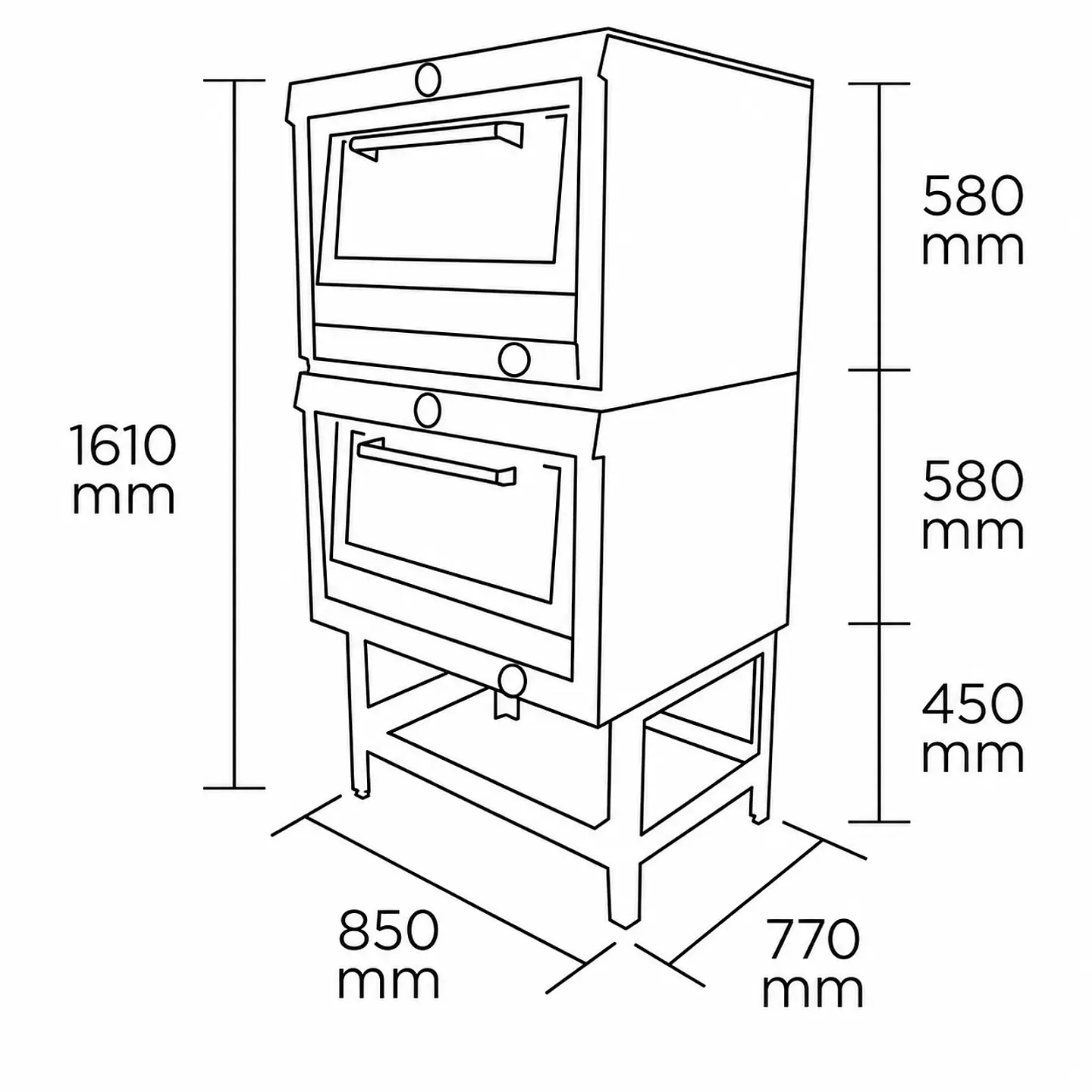 Horno 2 Cámara GLP 2