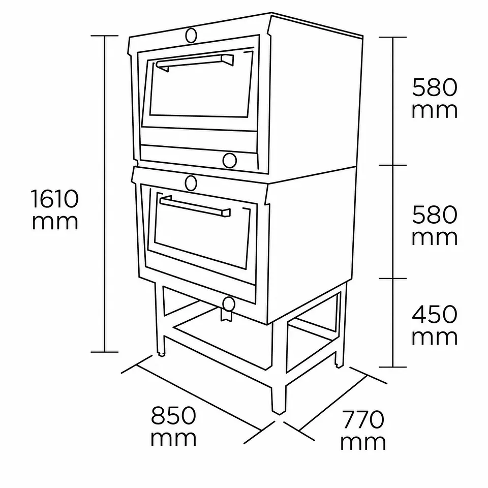 Horno 2 Cámara GLP 2