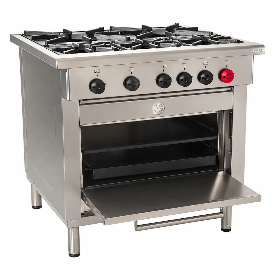 Cocina 5 Pl. + 1 Horno GN 2