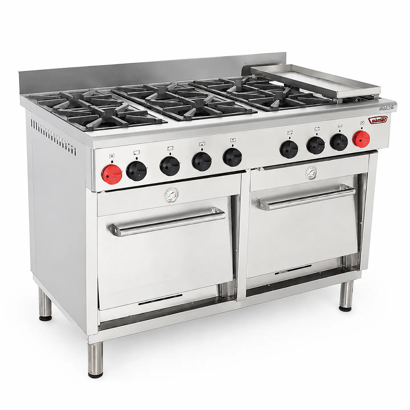 Cocina 6 Pl. + 2 Hornos + Chq. GLP 1