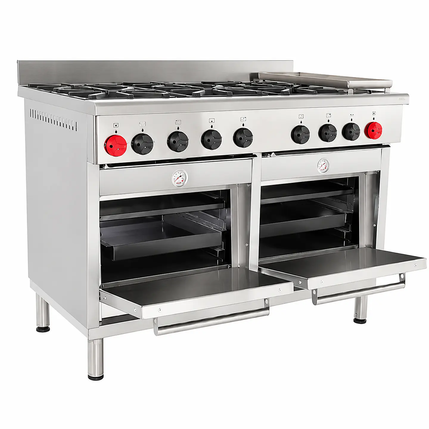 Cocina 6 Pl. + 2 Hornos + Chq. GLP 2